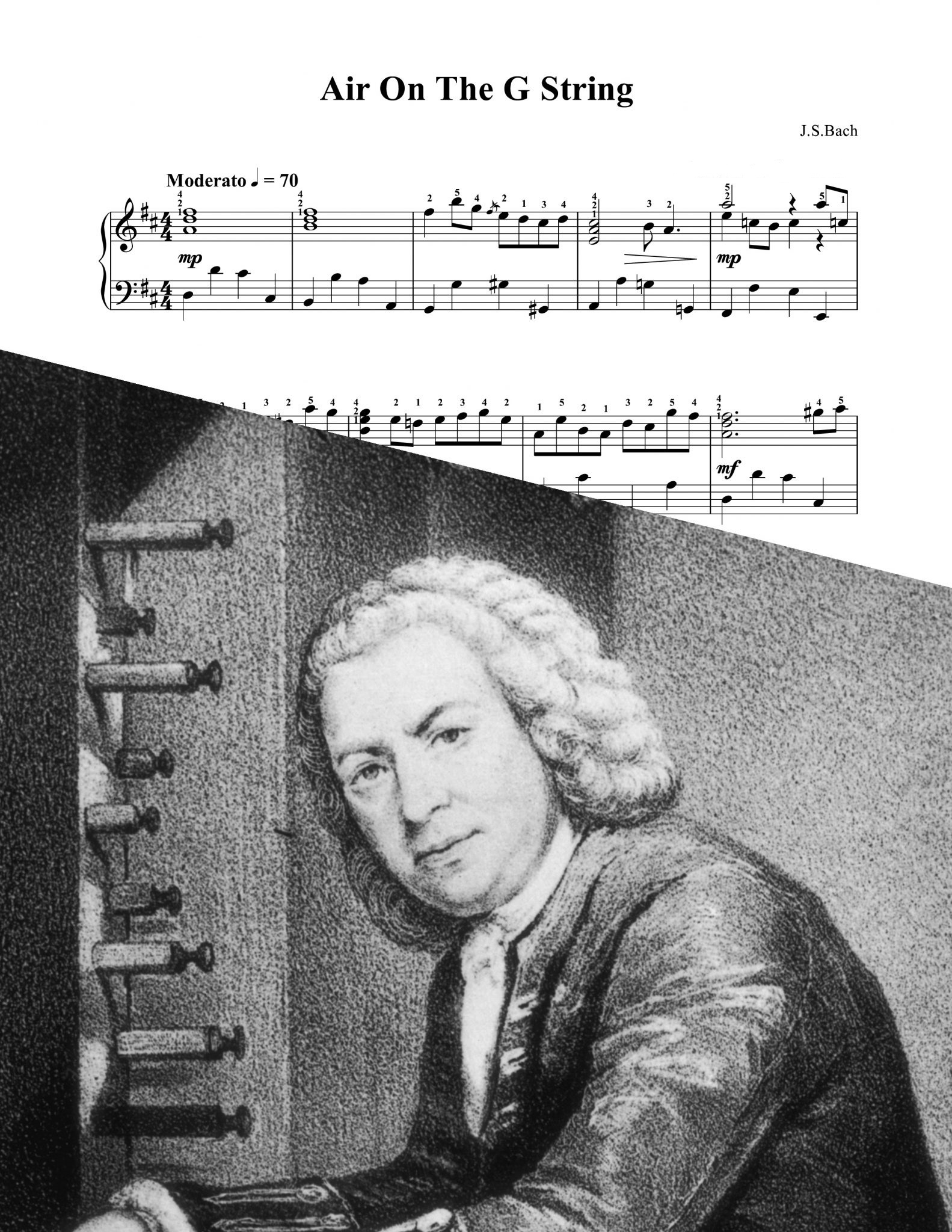 Bach ária para corda sol