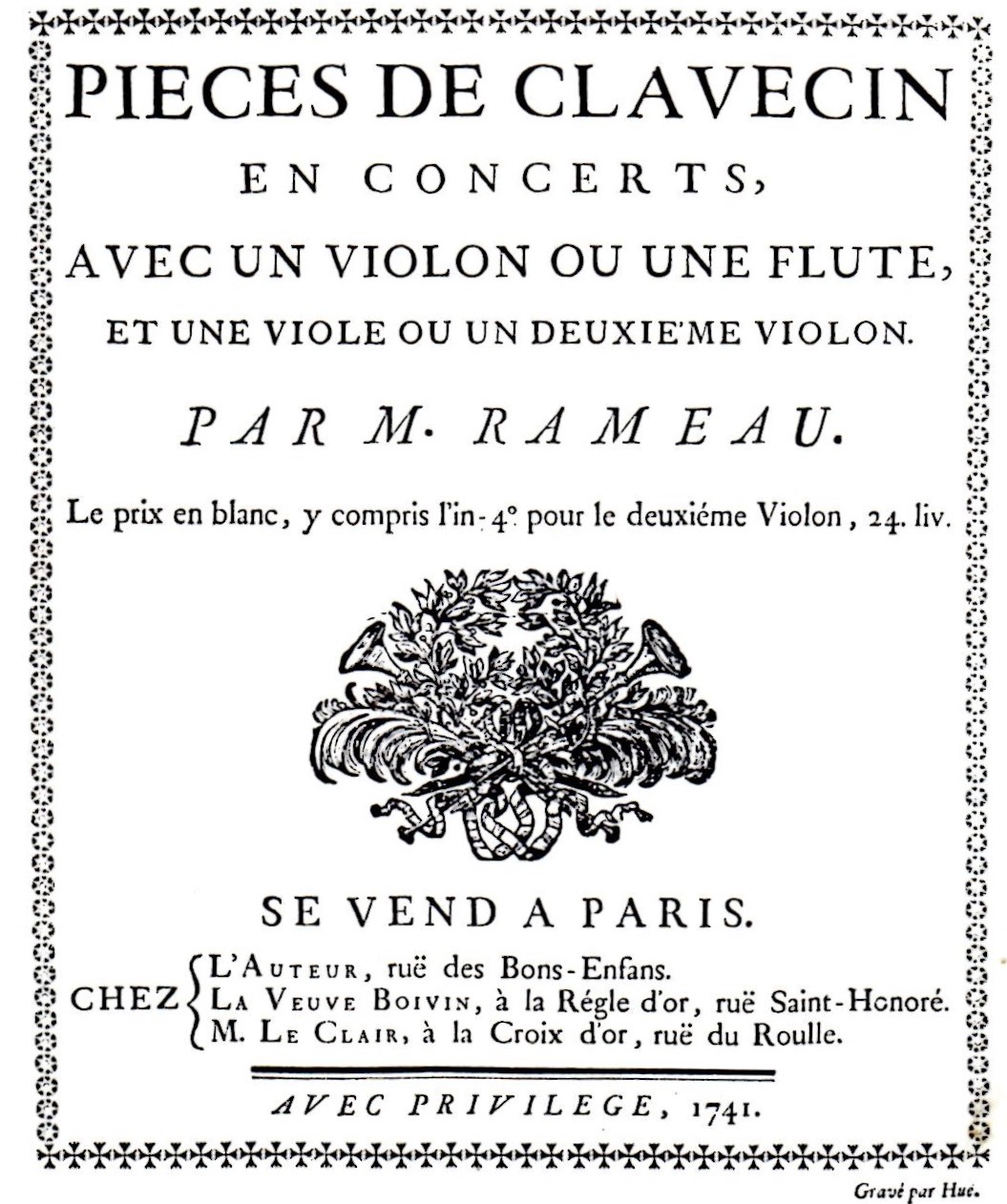 Rameau peças para teclado