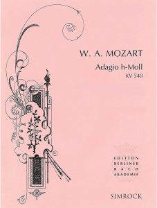 MOZART – ADAGIO EM SI MENOR, K. 540